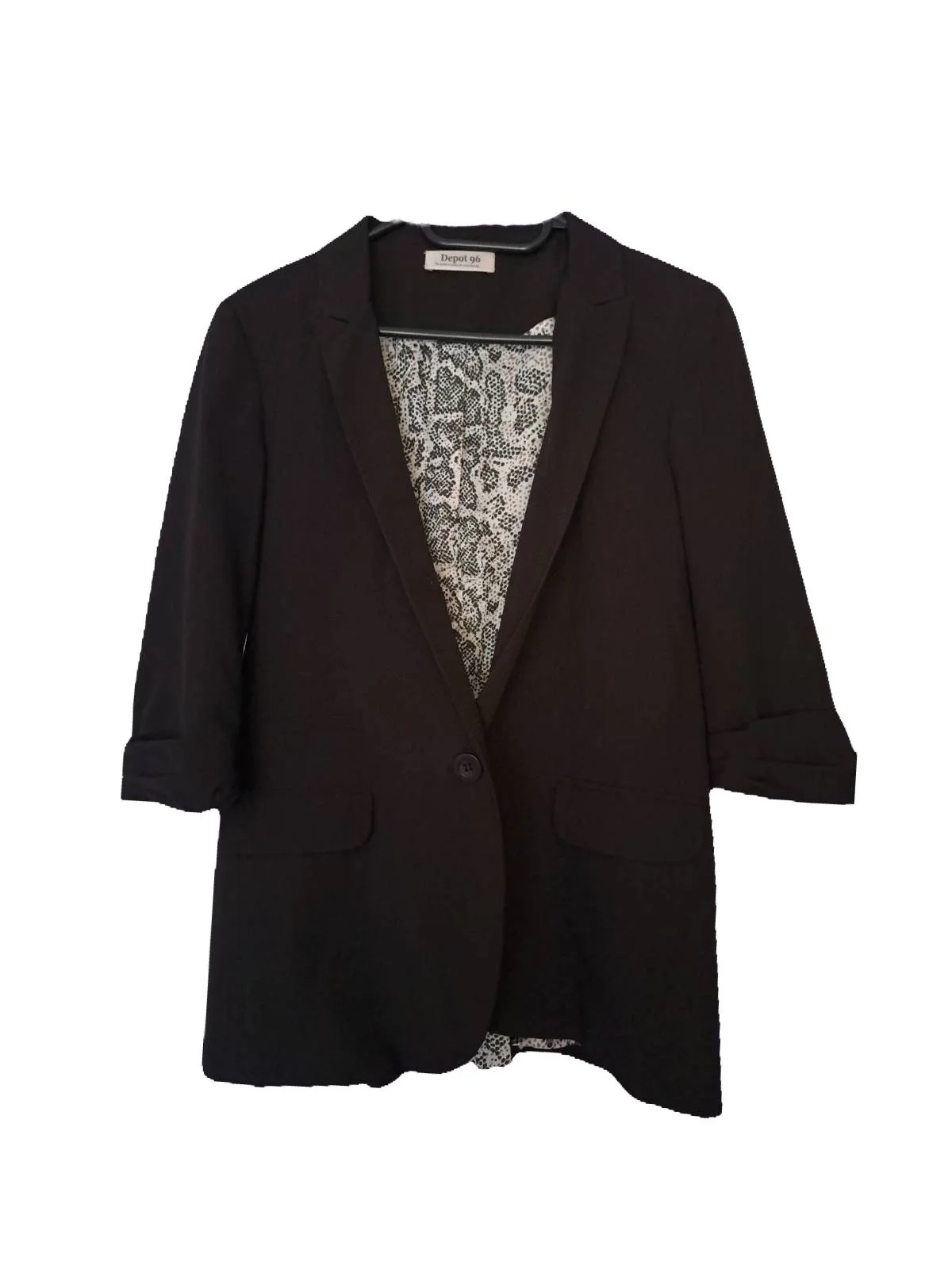 Sacou DEPOT 96 EU 32 | Negru, Normal, Poliester