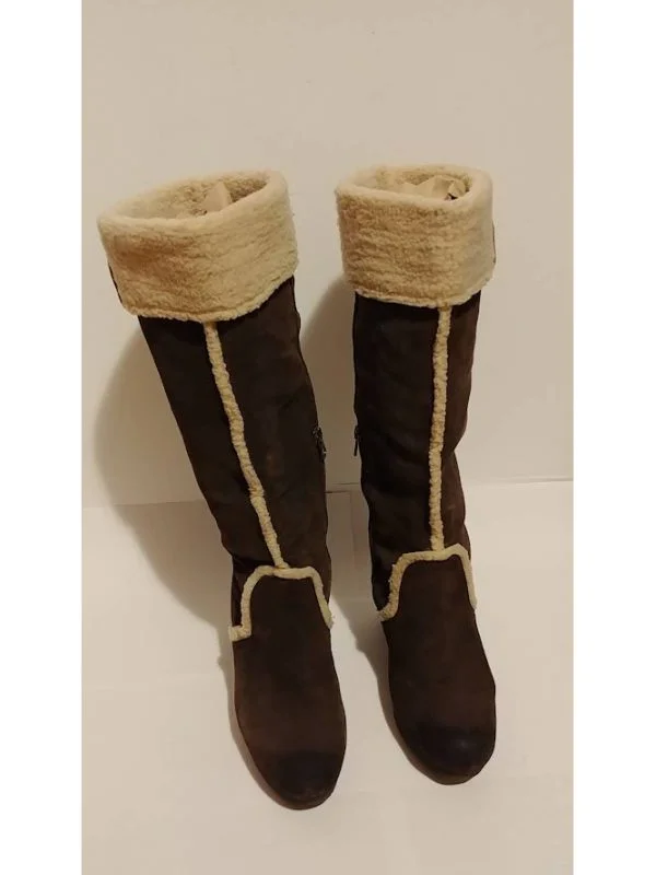 Cizme Calvin Klein EU 37 | Maro, Piele ecologică - Image 4