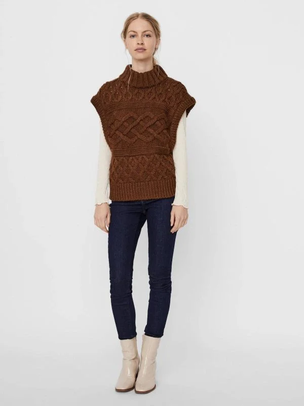 Pulover Vero Moda M | Maro, Normal, Regular fit, Poliester - Image 5