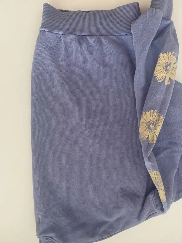 Pulover Pull&Bear S | Mov, Normal, Regular fit, Bumbac - Image 8