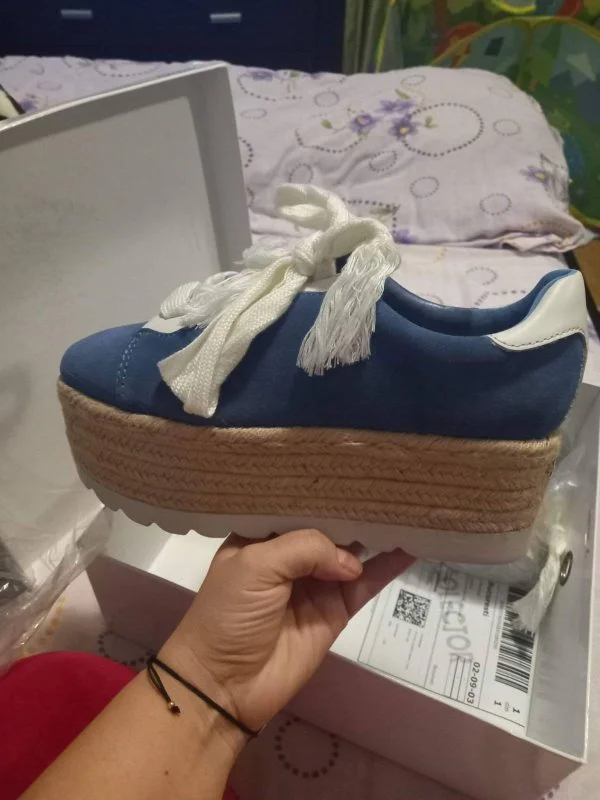 Sneakers Guess EU 37 | Albastru, Piele naturală - Image 8
