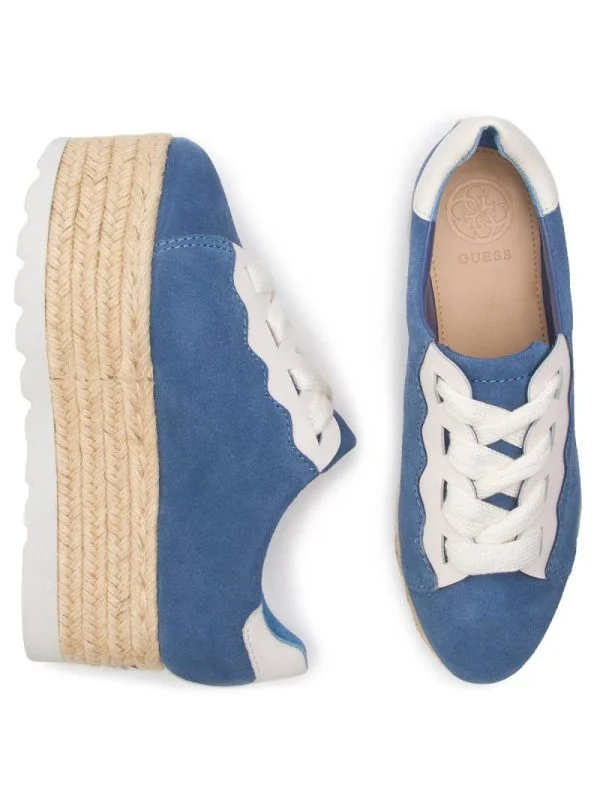 Sneakers Guess EU 37 | Albastru, Piele naturală - Image 3