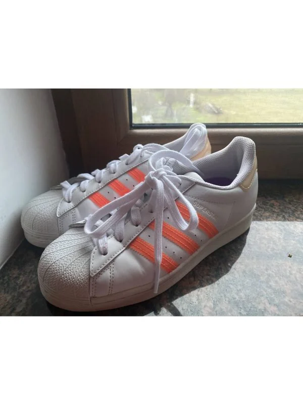 Sneakers adidas Originals EU 38 | Alb, Piele naturală - Image 6