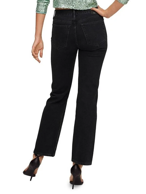 Blugi Mango EU 34 | Negru, Lungi, Denim - Image 2