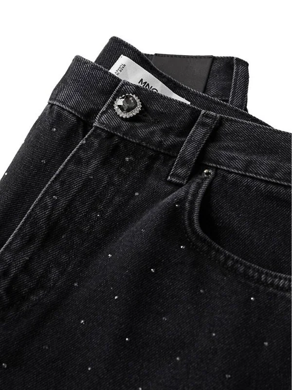 Blugi Mango EU 34 | Negru, Lungi, Denim - Image 4