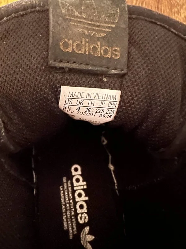 Sneakers adidas Originals EU 36.5 | Negru, Piele naturală - Image 6