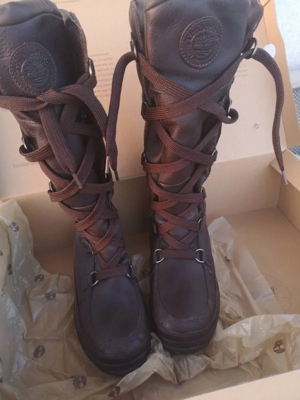Cizme TIMBERLAND EU 41 | Maro, Piele naturală - Image 7