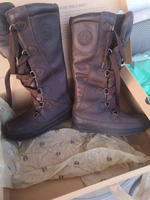 Cizme TIMBERLAND EU 41 | Maro, Piele naturală - Image 8