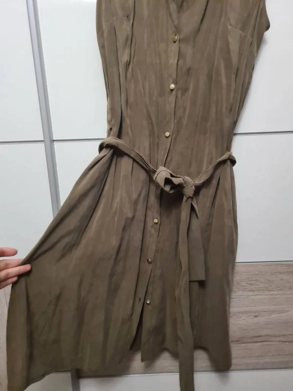 Rochie casual Mohito S | Khaki, Mini - Image 3