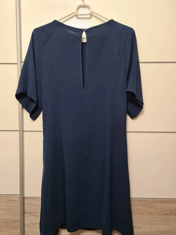 Rochie casual Zara S | Albastru, Mini, Poliester - Image 3