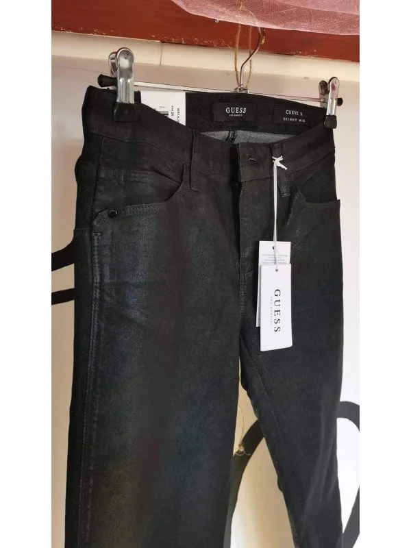 Blugi Guess XS | Negru, Lungi, Elastan - Image 6