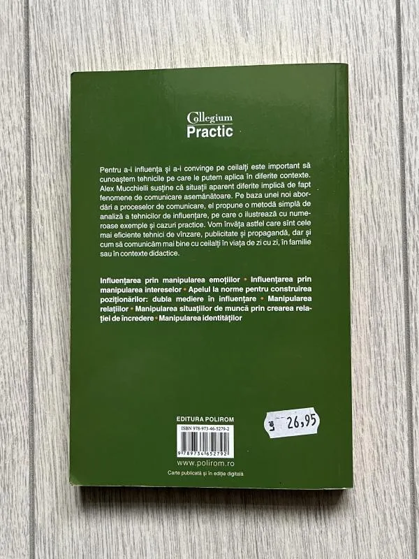 Arta de a influența. Analiza tehnicilor manipulare - Alex Mucchielli - Image 2