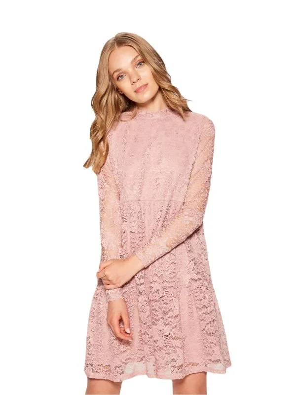 Rochie casual Mohito S | Roz, Mini, Poliamidă