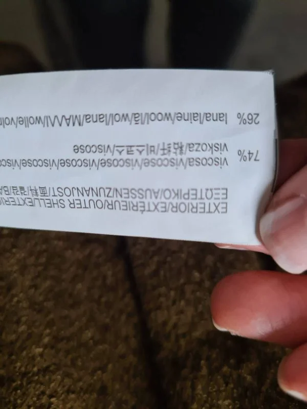 Palton lung Pull&Bear S | Khaki, Fără glugă, Vâscoză - Image 6