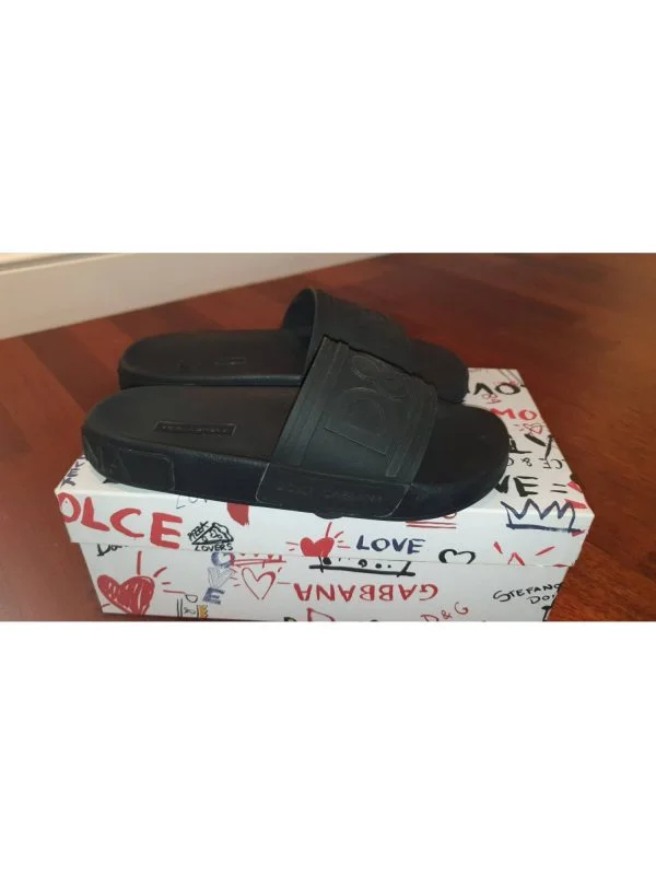 Șlapi Dolce & Gabbana EU 38 | Negru - Image 4