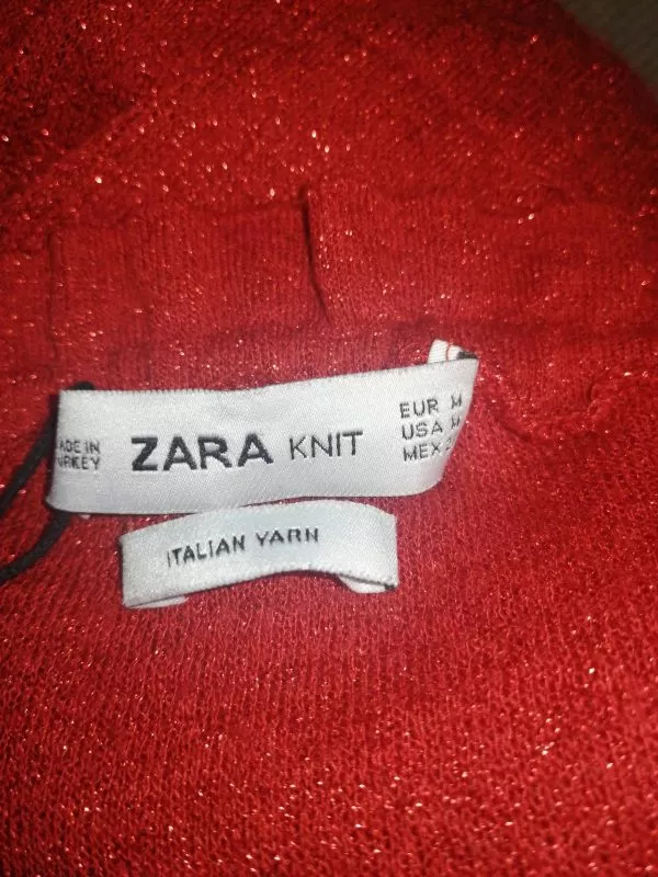 Rochie de seară Zara M | Roșu, Maxi, Vâscoză - Image 4
