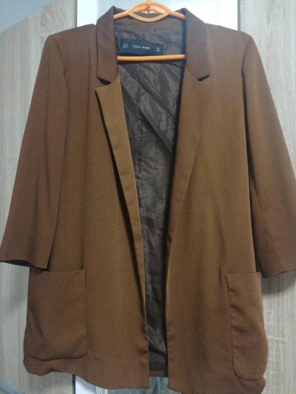 Sacou Zara XS | Maro, Normal, Acetat - Image 2