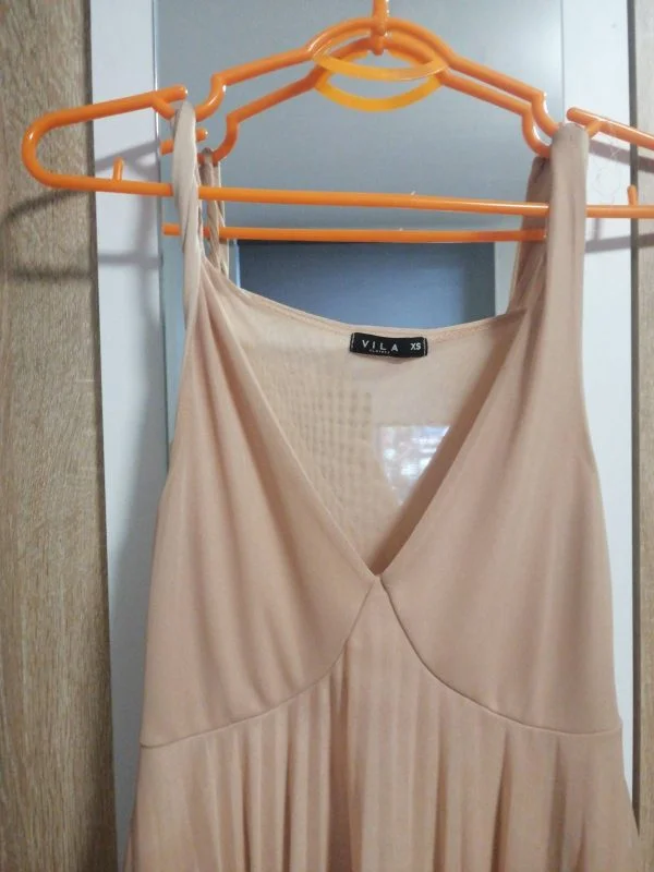 Rochie de seară VILA S | Ivoire, Midi, Poliester - Image 3
