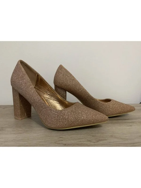 Pantofi cu toc înalt ANGEL BLUE EU 37 | Roz, Piele ecologică - Image 2
