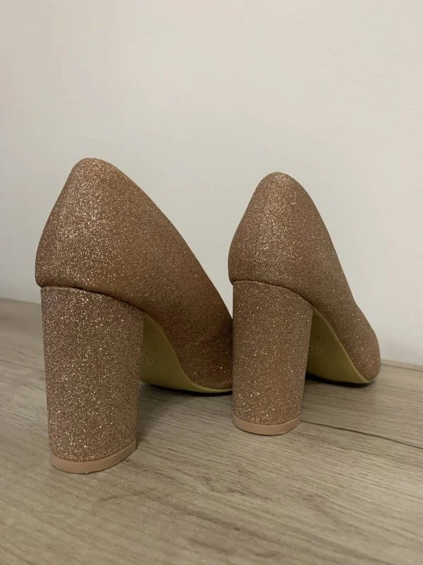 Pantofi cu toc înalt ANGEL BLUE EU 37 | Roz, Piele ecologică - Image 3