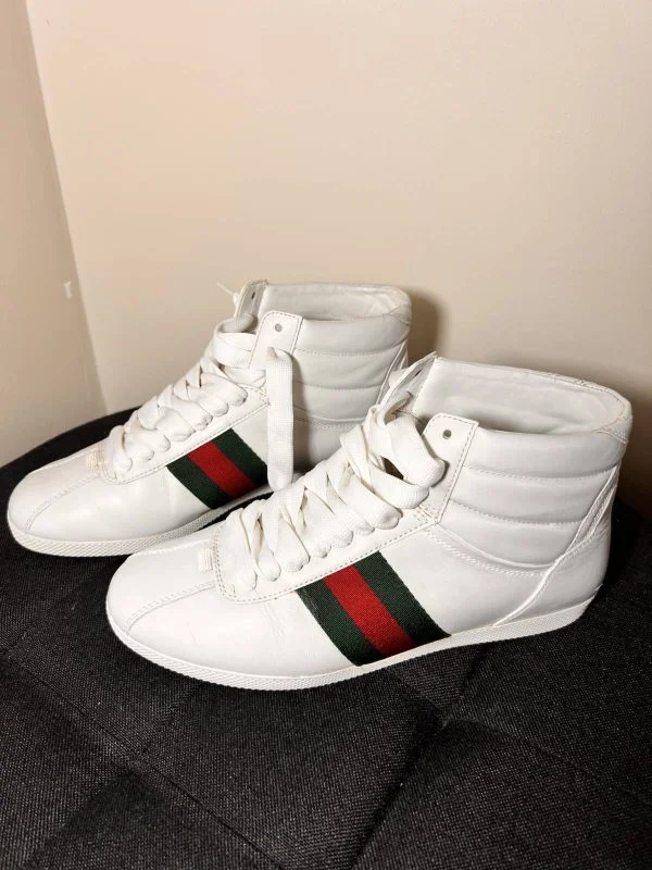 Sneakers Gucci EU 36.5 | Alb, Piele naturală - Image 2