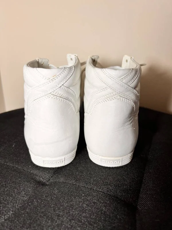 Sneakers Gucci EU 36.5 | Alb, Piele naturală - Image 4