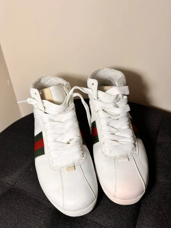 Sneakers Gucci EU 36.5 | Alb, Piele naturală - Image 5