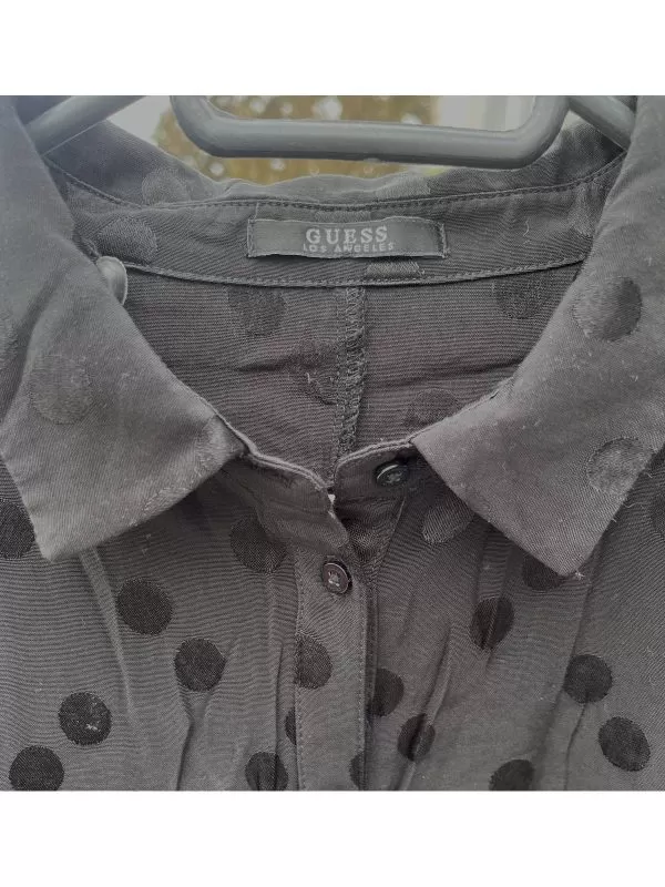 Rochie casual Guess XL | Negru, Midi, Vâscoză - Image 3