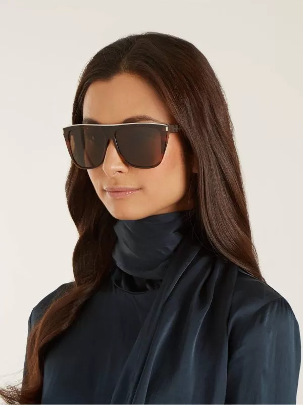 Ochelari de soare Saint Laurent | Multicolor, Acetat - Image 9
