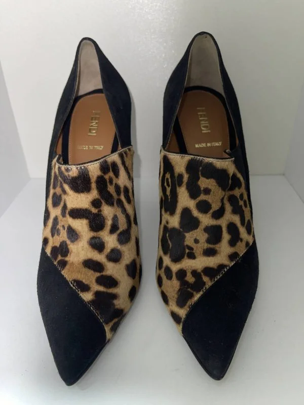 Ghete Fendi EU 37.5 | Negru - Image 2