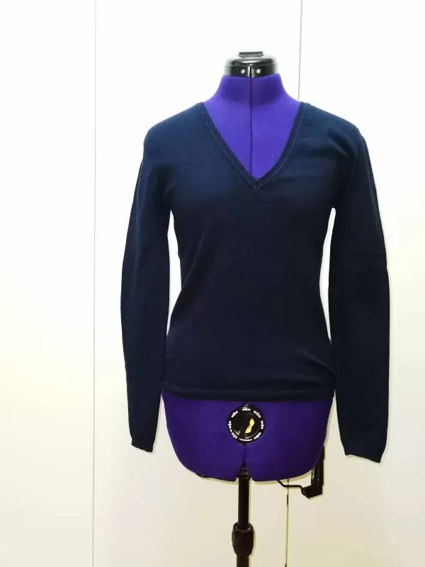 Pulover United Colors of Benetton S | Albastru, Normal, Regular fit, Bumbac - Image 2