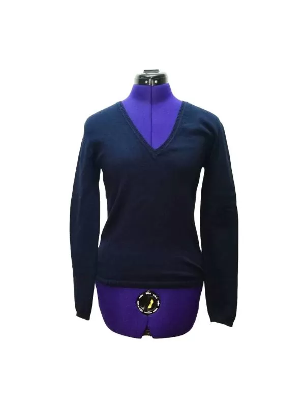 Pulover United Colors of Benetton S | Albastru, Normal, Regular fit, Bumbac