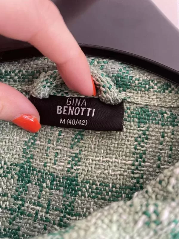 Blazer Gina Benotti EU 38 | Verde, Fără glugă - Image 4