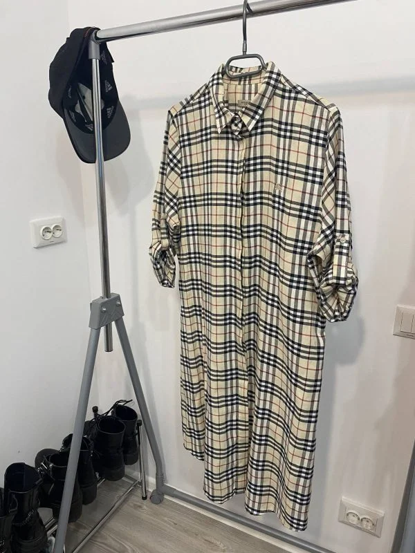 Rochie casual Burberry XL | Bej, Midi - Image 2