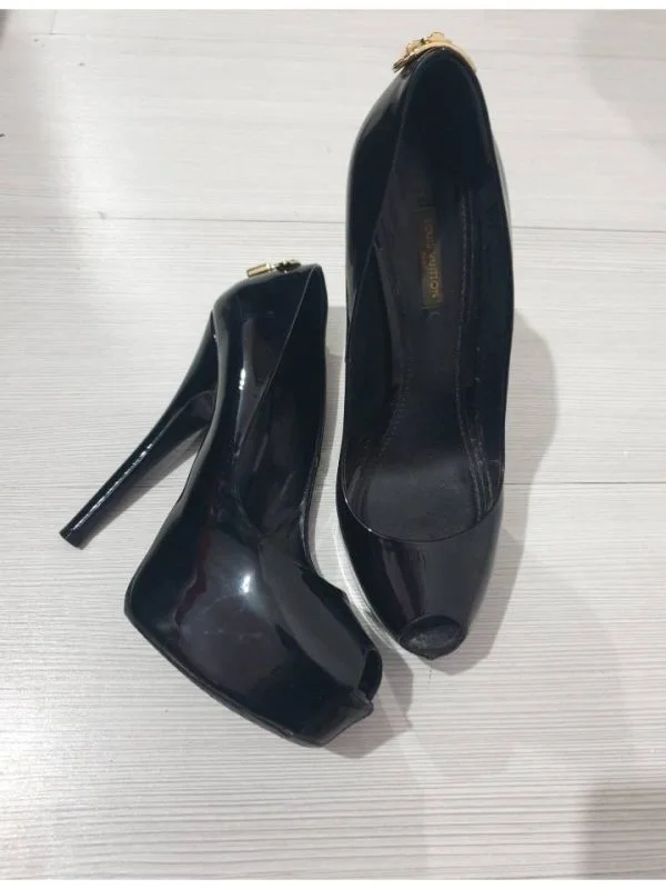 Pantofi cu toc înalt Louis Vuitton EU 39 | Negru, Piele naturală - Image 2