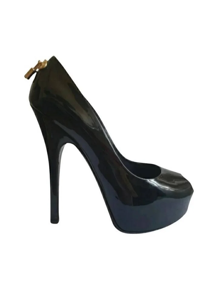 Pantofi cu toc înalt Louis Vuitton EU 39 | Negru, Piele naturală