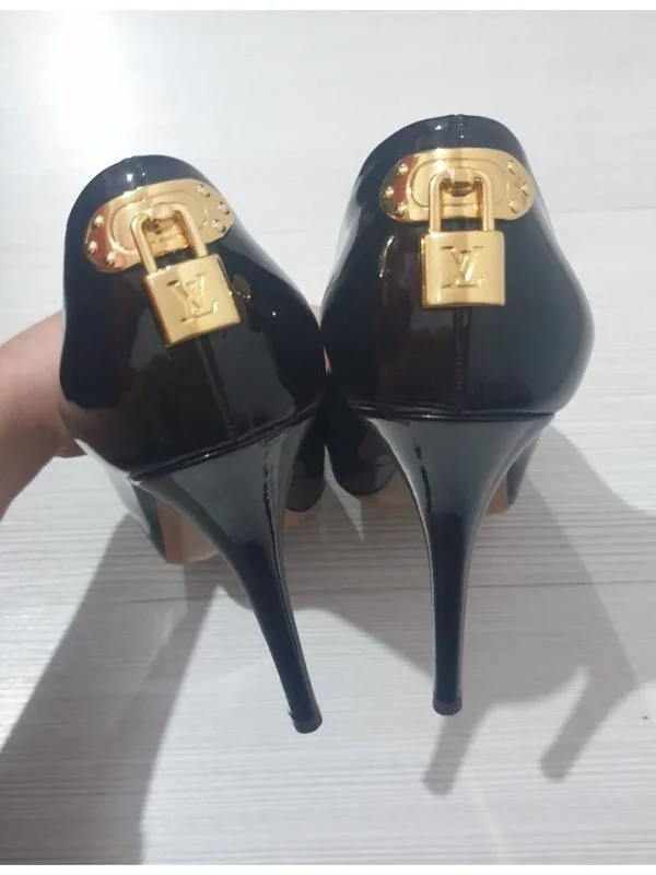 Pantofi cu toc înalt Louis Vuitton EU 39.5 | Negru, Piele naturală - Image 2