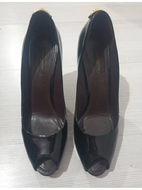 Pantofi cu toc înalt Louis Vuitton EU 39.5 | Negru, Piele naturală - Image 3
