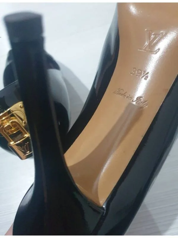 Pantofi cu toc înalt Louis Vuitton EU 39.5 | Negru, Piele naturală - Image 5
