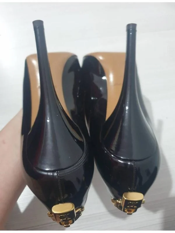 Pantofi cu toc înalt Louis Vuitton EU 39.5 | Negru, Piele naturală - Image 4