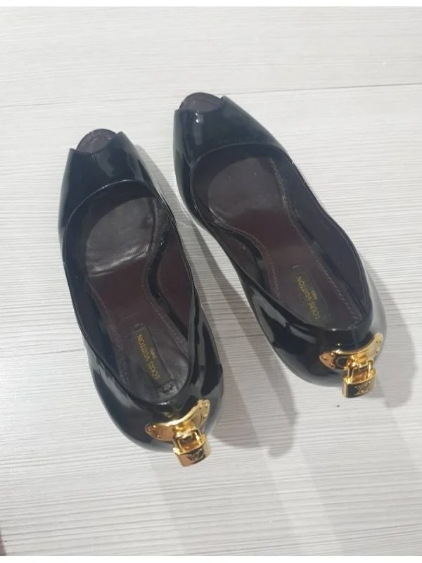 Pantofi cu toc înalt Louis Vuitton EU 39.5 | Negru, Piele naturală - Image 6
