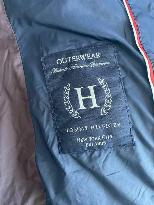 Geacă puffer Tommy Hilfiger XS | Albastru, Cu glugă, Poliamidă - Image 5