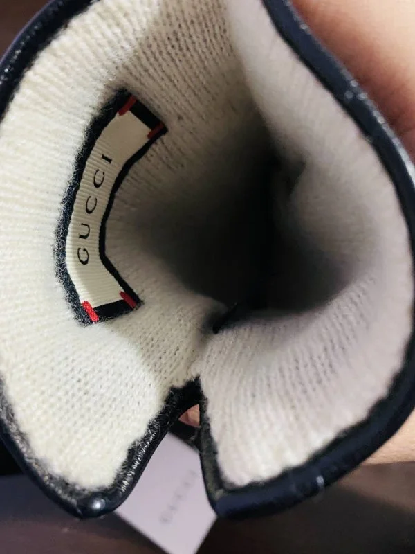 Mănuși Gucci | Negru, Piele naturală - Image 4