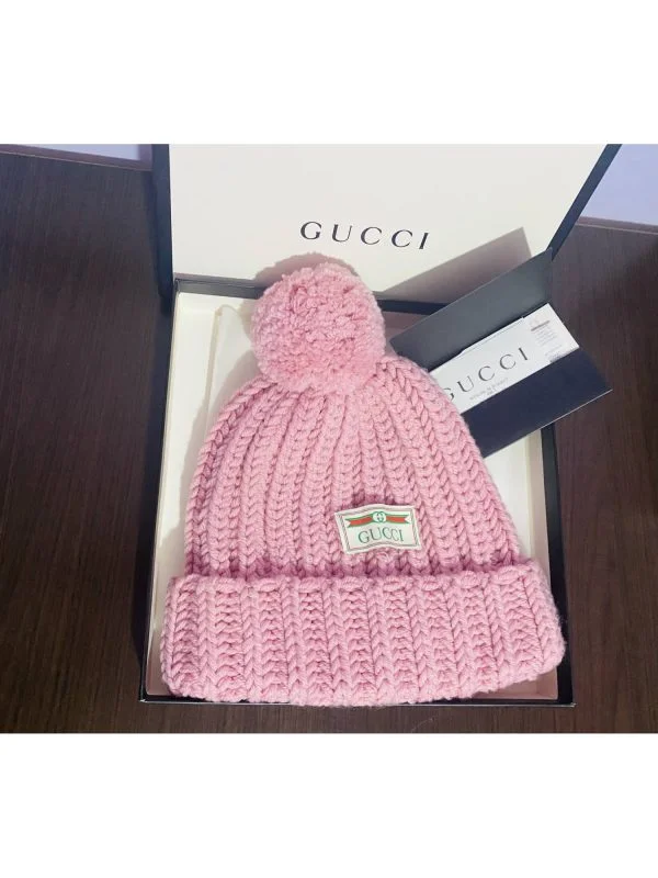 Pălărie Gucci | Roz, Lână - Image 2