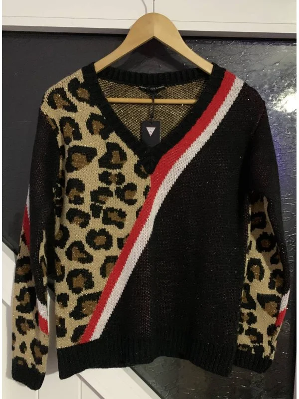Pulover Guess M | Negru, Normal, Regular fit, Acrilic - Image 2