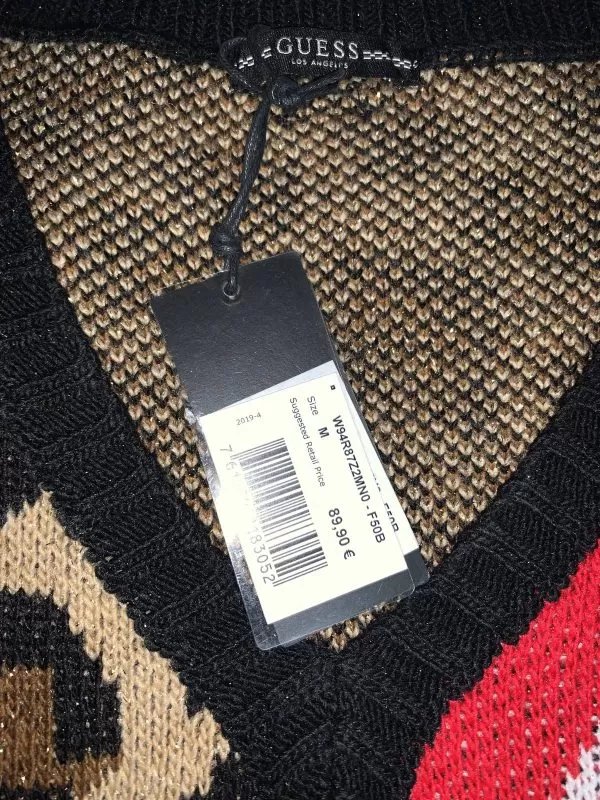 Pulover Guess M | Negru, Normal, Regular fit, Acrilic - Image 3