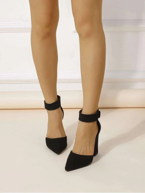 Pantofi cu toc înalt Shein EU 39.5 | Negru - Image 3