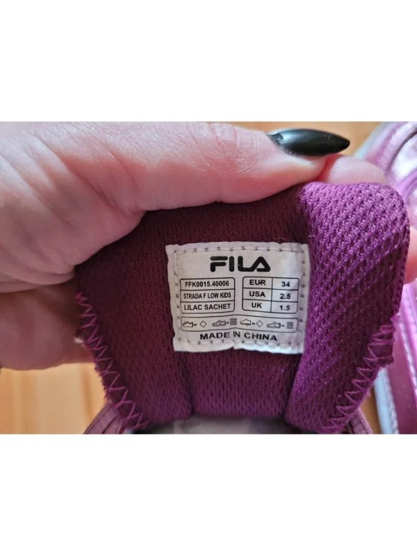 Sneakers Fila EU 34 | Fuchsia, Poliester - Image 3