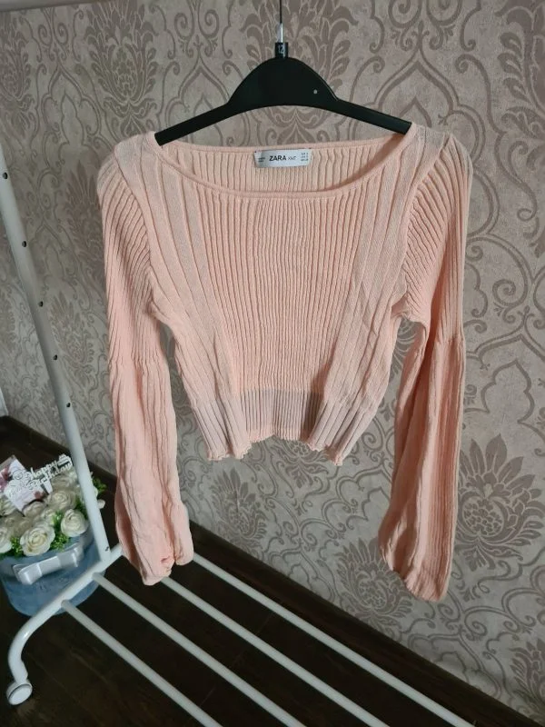 Top Zara EU 36 | Portocaliu, Normal, Vâscoză - Image 2