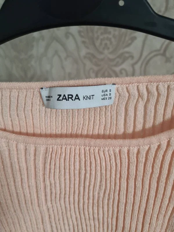 Top Zara EU 36 | Portocaliu, Normal, Vâscoză - Image 3